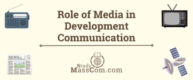 Role of Media in Development Communication